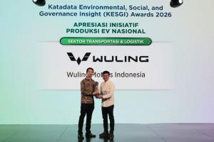 Berkontribusi Pada Kemajuan Elektrifikasi, Wuling Raih Apresiasi Inisiatif Produksi EV Nasional dari KESGI Award 2026