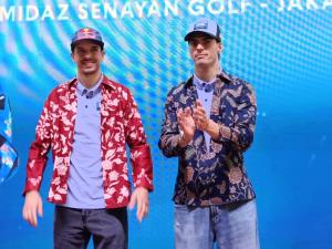 Alex Marquez dan Fermin Aldeguer Semringah Pakai Batik Saat Jumpa Fans di Senayan