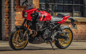 Suzuki GSX-8TT 2027: Pesona Retro 70-an Berbalut Livery Merah-Emas